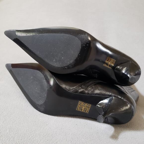 Jeffrey Campbell Sindee Boots in Black Size 8.5 JCAM-WZ1687 Kitten Heels - Picture 6 of 14